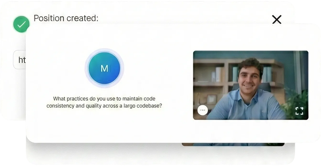 Entrevista con Mia - Proceso de entrevista con inteligencia artificial